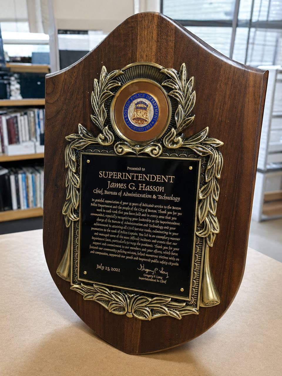 Proclamations, Citations & Plaques example 2